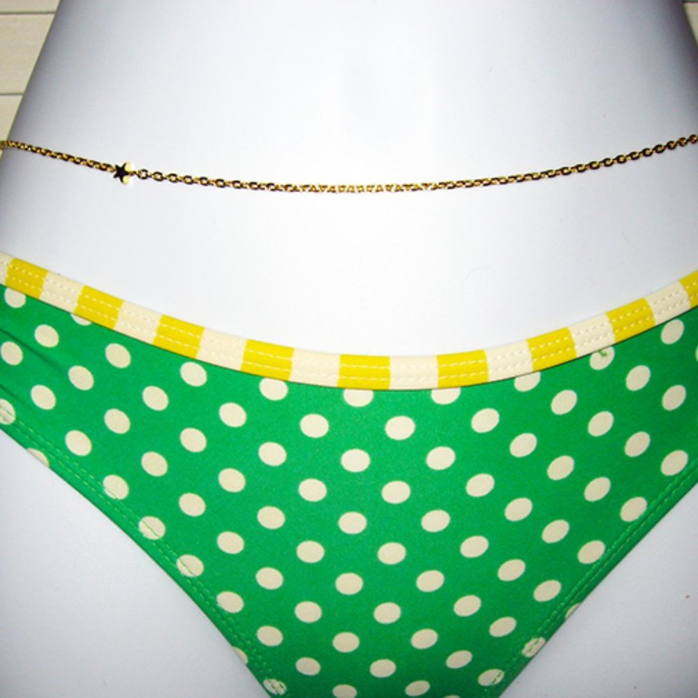 Gold Plated STAR Waist Body Chain _ BC-15